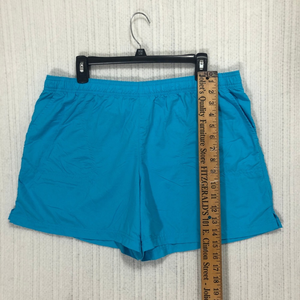 Columbia Sportswear Shorts Elastic Waist Activewear Casual Blue Women's Size XL - Picture 2 of 6